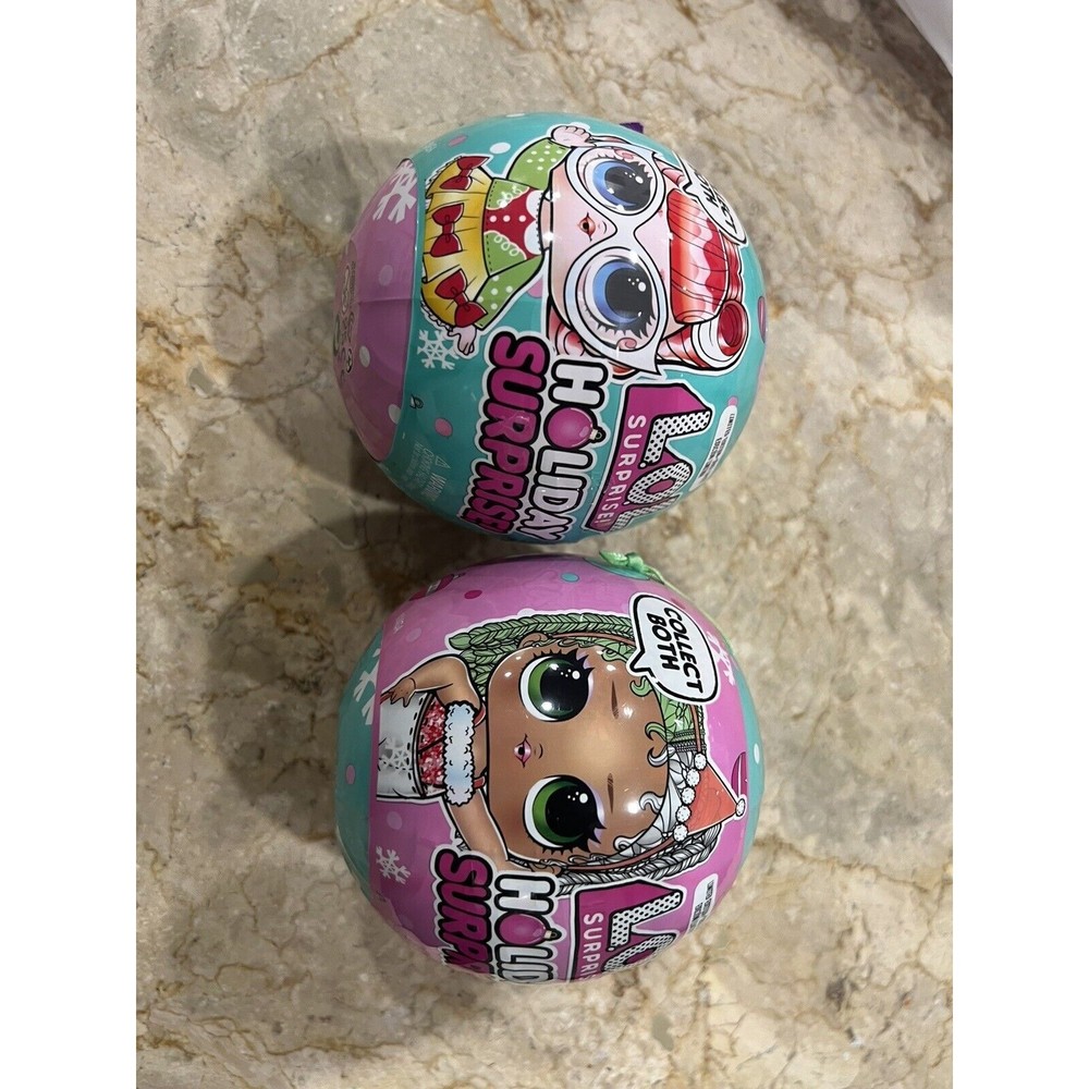 LOL Surprise! HOLIDAY SURPRISE 2023 Mystery Balls Set Baking Beauty & Miss Merry